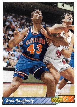 1992-93 Upper Deck Basketball Card #247 Brad Daugherty