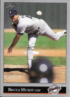 1992 Leaf Baseball Card #216 Bruce Hurst