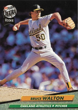 1992 Fleer Ultra Baseball Card #428 Bruce Walton