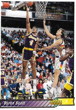 1992-93 Upper Deck Basketball Card #197 Byron Scott