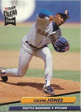 1992 Fleer Ultra Baseball Card #433 Calvin Jones