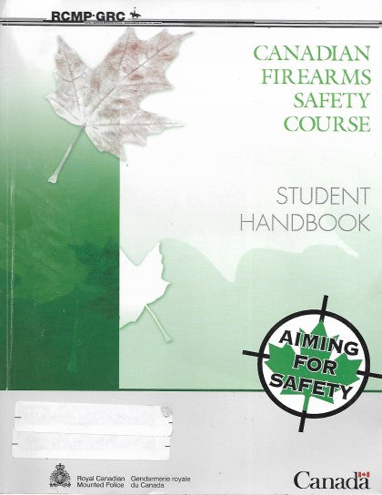 Canadian Firearms Safety Course - Student Handbook