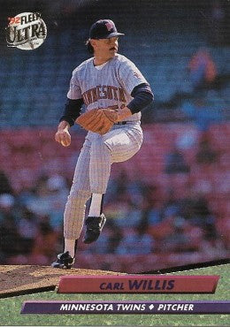 1992 Fleer Ultra Baseball Card #403 Carl Willis