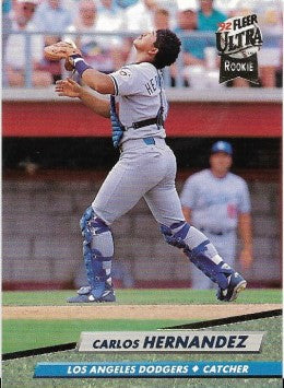 1992 Fleer Ultra Baseball Card #506 Carlos Hernandez
