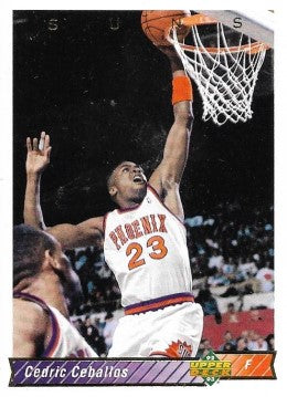 1992-93 Upper Deck Basketball Card #214 Cedric Ceballos