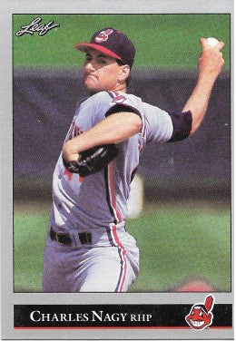 1992 Leaf Baseball Card #115 Charles Nagy