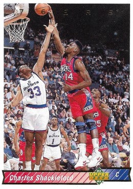 1992-93 Upper Deck Basketball Card #294 Charles Shackleford