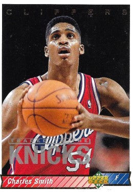 1992-93 Upper Deck Basketball Card #254 Charles Smith
