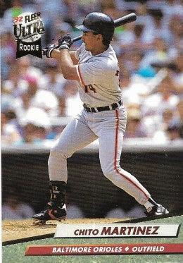 1992 Fleer Ultra Baseball Card #7 Chito Martinez