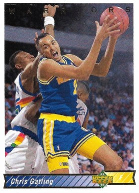 1992-93 Upper Deck Basketball Card #221 Chris Gatling