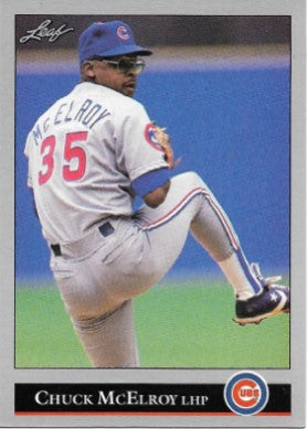 1992 Leaf Baseball Card #158 Chuck McElroy