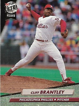 1992 Fleer Ultra Baseball Card #543 Cliff Brantley