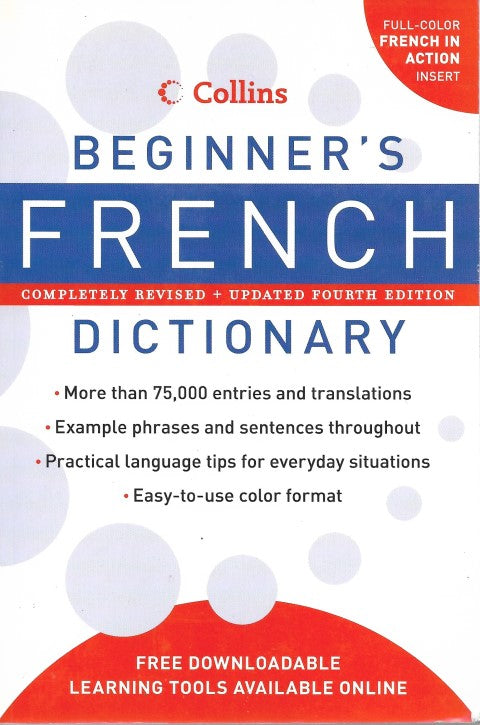 Collins Beginner's French Dictionary - Front cover