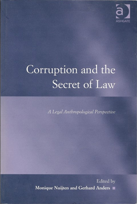 Corruption and the Secret of Law - Front