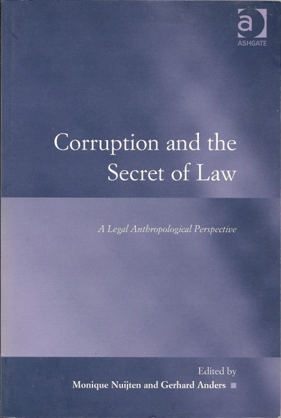 Corruption and the Secret of Law - Front