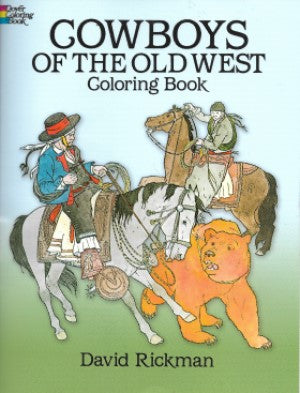 Cowboys of the Old West Coloring Book