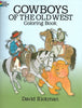 Cowboys of the Old West Coloring Book