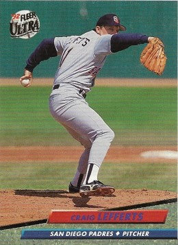 1992 Fleer Ultra Baseball Card #577 Craig Lefferts
