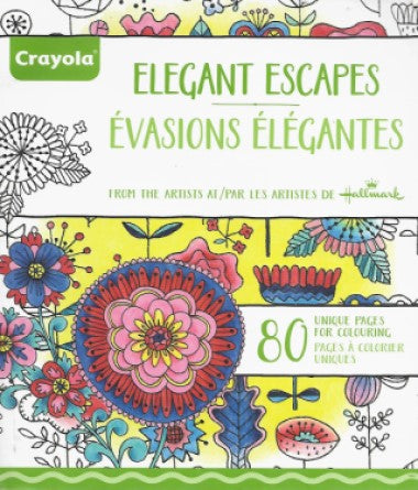 Crayola Elegant Escapes Coloring Book - Front
