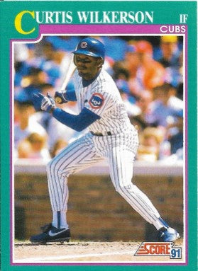 1991 Score Baseball Card #603 Curtis Wilkerson