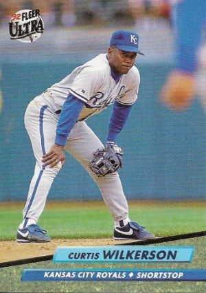 1992 Fleer Ultra Baseball Card #377 Curtis Wilkerson