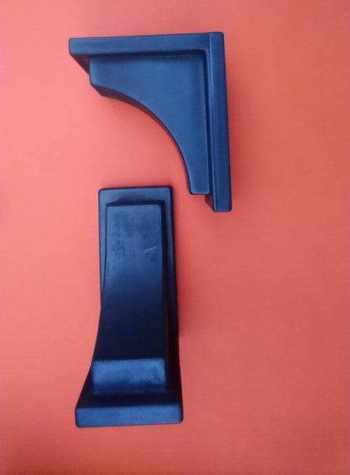 Window Box Decorative Brackets, Black