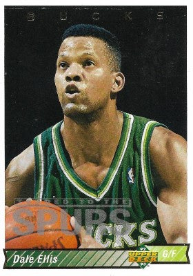 1992-93 Upper Deck Basketball Card #88 Dale Ellis