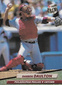 1992 Fleer Ultra Baseball Card #240 Darren Daulton