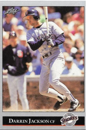 1992 Leaf Baseball Card #129 Darrin Jackson