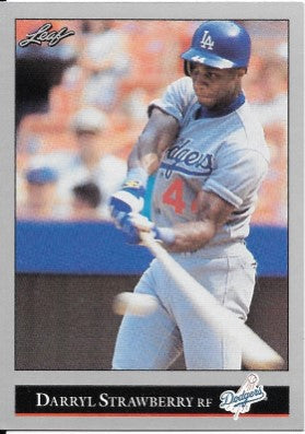 1992 Leaf Baseball Card #29 Darryl Strawberry