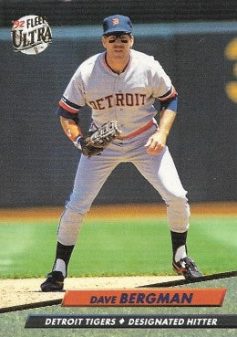 1992 Fleer Ultra Baseball Card #56 Dave Bergman