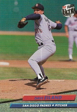 1992 Fleer Ultra Baseball Card #575 Dave Eiland