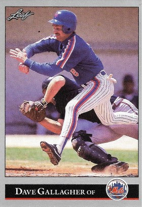 1992 Leaf Baseball Card #224 Dave Gallagher