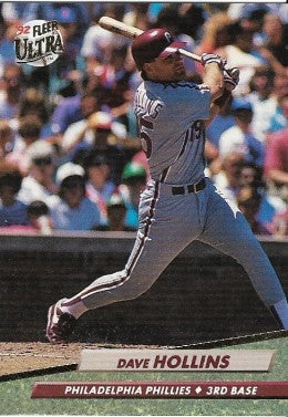1992 Fleer Ultra Baseball Card #244 Dave Hollins