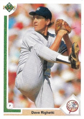 1991 Upper Deck Baseball Card #448 Dave Righetti
