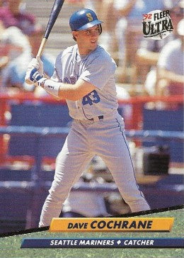 1992 Fleer Ultra Baseball Card #431 Dave Cochrane