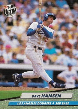 1992 Fleer Ultra Baseball Card #505 Dave Hansen