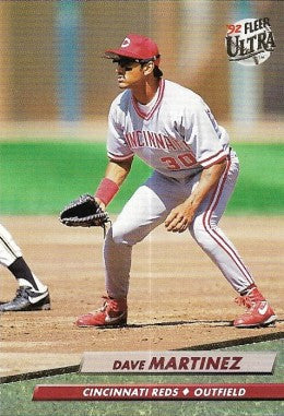 1992 Fleer Ultra Baseball Card #484 Dave Martinez