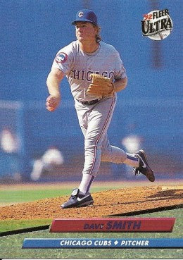 1992 Fleer Ultra Baseball Card #475 Dave Smith