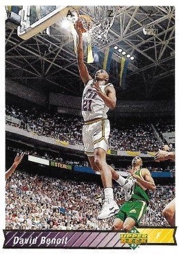 1992-93 Upper Deck Basketball Card #174 David Benoit