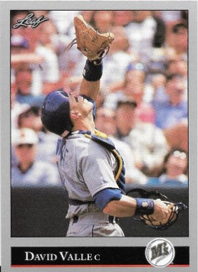 1992 Leaf Baseball Card #170 David Valle