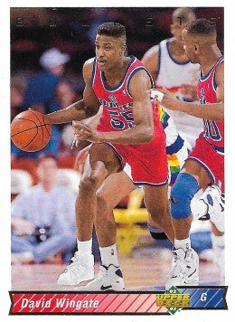 1992-93 Upper Deck Basketball Card #303 David Wingate