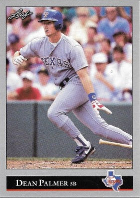 1992 Leaf Baseball Card #225 Dean Palmer
