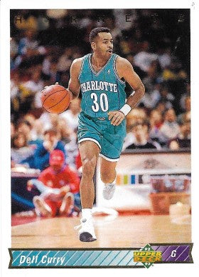 1992-93 Upper Deck Basketball Card #289 Dell Curry
