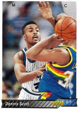 1992-93 Upper Deck Basketball Card #141 Dennis Scott