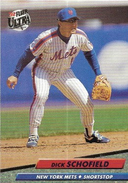 1992 Fleer Ultra Baseball Card #538 Dick Schofield