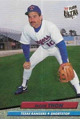 1992 Fleer Ultra Baseball Card #447 Dickie Thon