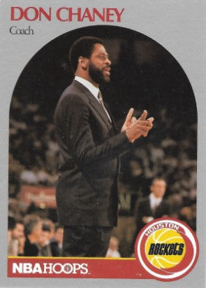 1990 NBA Hoops Basketball Card #314 Coach Don Chaney