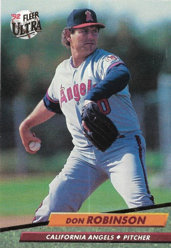 1992 Fleer Ultra Baseball Card #329 Don Robinson