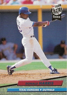 1992 Fleer Ultra Baseball Card #443 Donald Harris